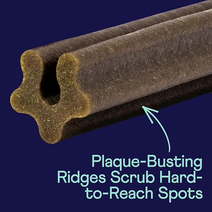 Finn Plaque Patrol Dental Chews | Triple-Action Defense Against Plaque, Tartar, and Bad Breath | for Medium/Large Dogs, 25+ lbs-PurrikoPets