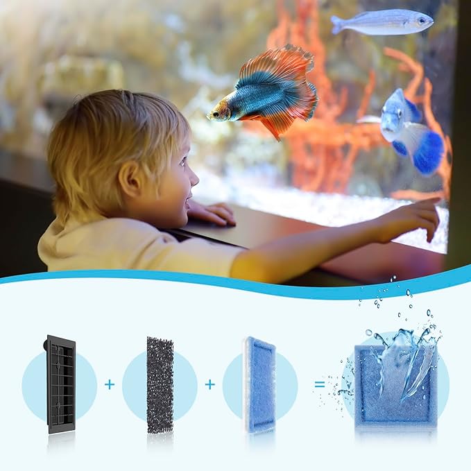 24 Pack Rite-Size C Filter Cartridges Compatible with Marineland Penguin PRO Power Filters 275/375 & Original Penguin Power Filters 200/350 - Rite-Size C Replacement Filter Cartridges-PurrikoPets