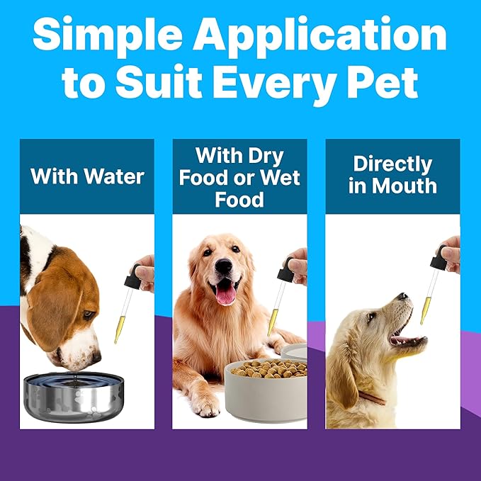 Freedom Joint Drops - Dog Joint Support Supplement with Human-Grade Ingredients - No Fillers, Preservatives, Additives, or Artificial Ingredients, 3 30 ml Droppers-PurrikoPets