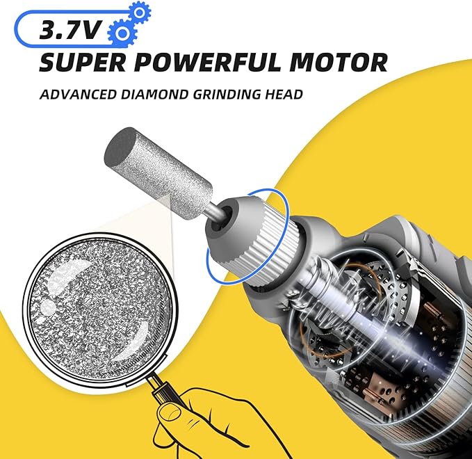 Dog Nail Grinder and Clippers - Upgraded 3-Speed Electric Rechargeable Pet Nail Trimmer with LED Light Super Quiet Paws Grooming Kit Painless Grinding Tool for Large Medium Small Dogs & Cats-PurrikoPets