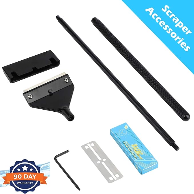 Algae Scraper for Glass Aquariums, Fish Tank Cleaner, Aquarium Algae Scrapers with 10 Stainless Steel Blades.-PurrikoPets