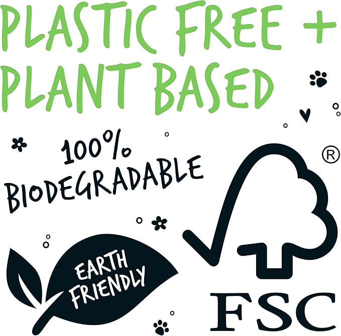 Dog Wipes, 100% Plastic Free Biodegradable pet Wipes for Full Body, Eye Wipes, Ear Wipes, Bum & Paws. 110 Sensitive Dog Grooming Wipes for Dogs, Puppy & cat Grooming (Fragrance Free)-PurrikoPets