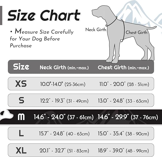 Eagloo Dog Harness Medium Sized Dog, No Pull Service Vest with Reflective Strips and Control Handle, Adjustable and Comfortable for Walking, No Choke Pet Harness with 2 Metal Rings, Black, M-PurrikoPets