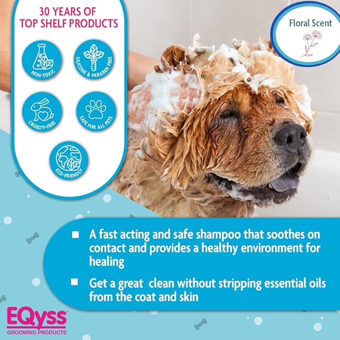 EQyss Micro-Tek Pet Shampoo (16 Ounce) - Stops Scratching, Itching, Biting, or Licking Hot Spots-PurrikoPets