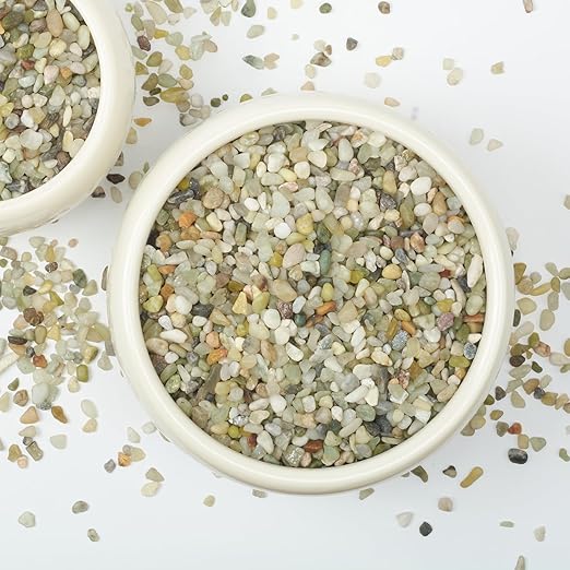 5 LBS Decorative Jade Stones – Ideal for Succulent Cactus Plants, Vase Fillers, Fish Tanks, and Landscaping Projects. 1/5 Inch Stones Promote Healthy Plant Growth (Jade, 5 Pounds)-PurrikoPets