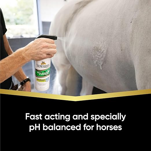 Absorbine ShowSheen Stain Remover & Horse Whitener, Oxi-Eraser Stain Lifters, 20oz-PurrikoPets