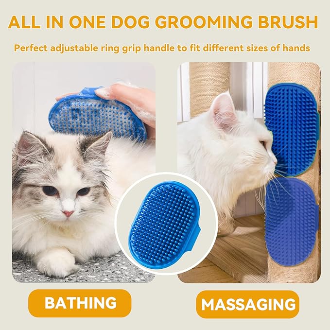 2 Packs Pet Hair Removal Glove,Pet Hair Remover for Cat & Dog,New Upgraded Electrostatic Gloves Pet Hair,Reusable Electro Static Pet Hair Remover Electrostatic Gloves for Furniture,Couch-PurrikoPets