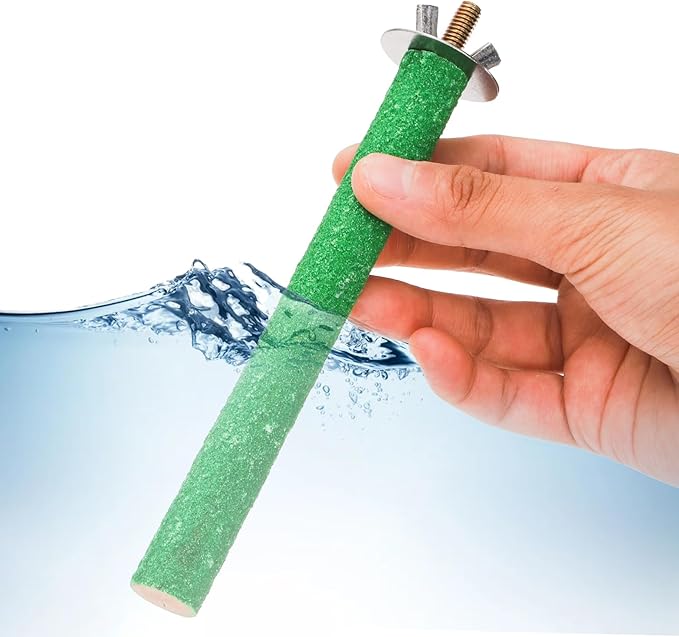 8 Pcs Bird Perch Stand Toy, Colorful Wood Parrot Perch Stand Platform Paw Grinding Stick, Bird Cage Accessories for Budgies,Parakeet,Cockatiel, Lorikeet, Conure-PurrikoPets