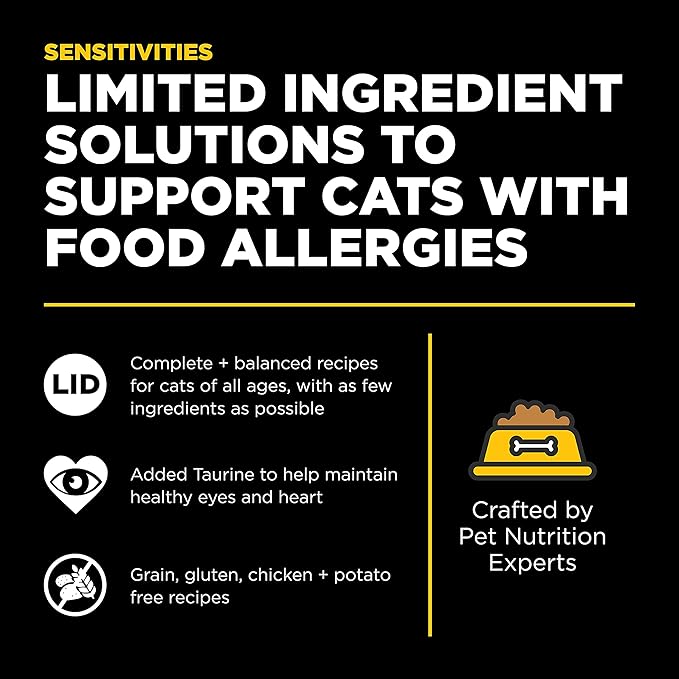 Go! Solutions Sensitivities Limited Ingredient, Grain-Free Dry Cat Food, Duck Recipe for Sensitive Stomach, 16 lb Bag-PurrikoPets