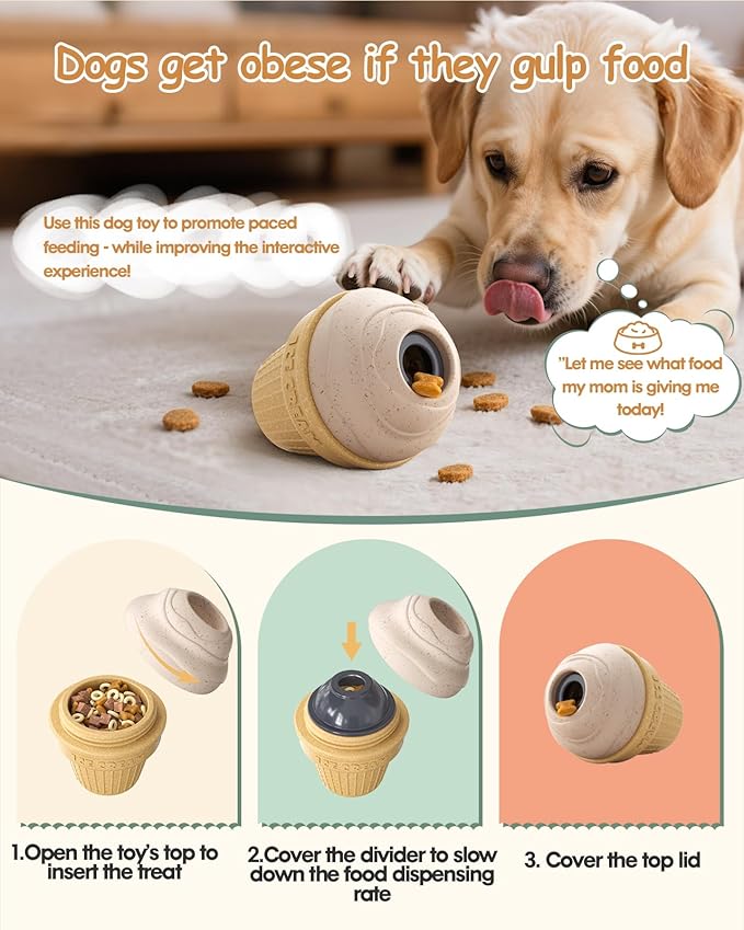 Dog Frozen Treat Toy, Long-Lasting Interactive Dog Toys to Keep Them Busy, Fillable & Freezable Birthday Gifts, Enrichment Toys for Puppy-PurrikoPets