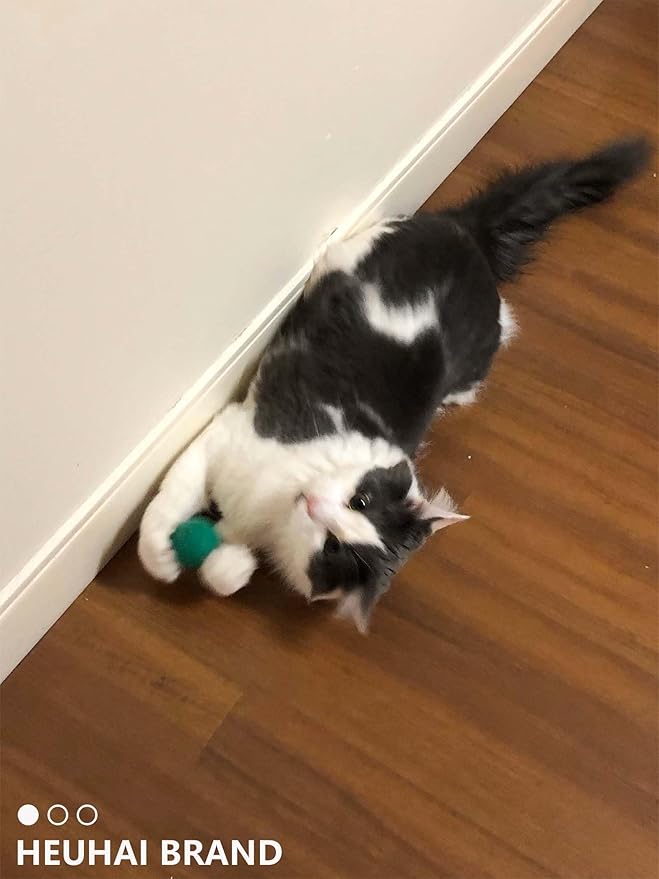 80-Pack Cat Toy Balls 10 Assorted Colors 1.25 Inch Diameter Suitable for All Cat Sizes (Cat Toys Value Pack)-PurrikoPets