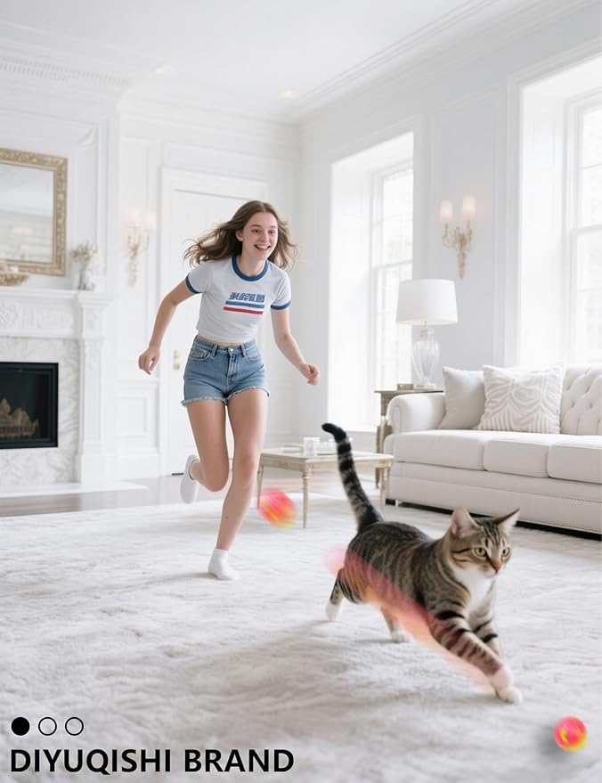 6-Pack Cat Toys for Kittens and Cats, On Cloud Nine (1.5'', Basic Cat Toy Set)-PurrikoPets