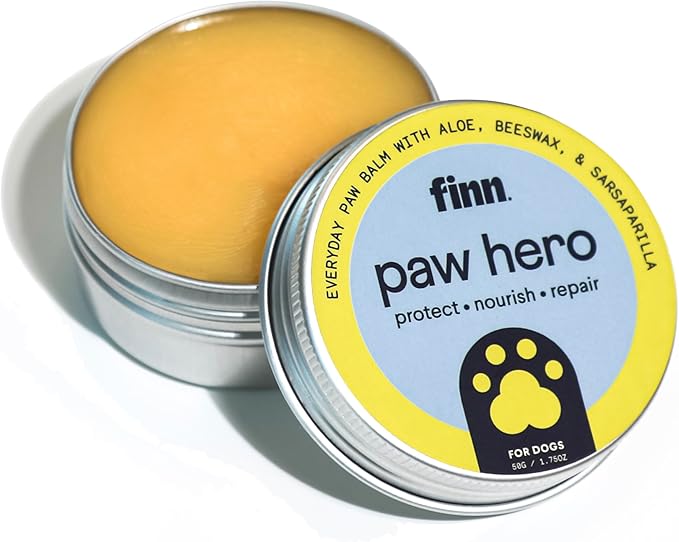 Finn Paw Hero | Natural Revitalizing Dog Paw Balm | Protect, Nourish & Repair from Wear, Damage & Dryness - 1.75 oz-PurrikoPets
