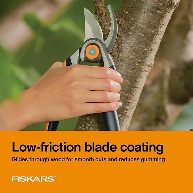 Fiskars Bypass Pruning Shears, 1-Inch Cut Capacity Softgrip Pruner, Forged Steel Replaceable Blade Stays Sharp Through Heavy Use with Rust Resistant, Low-Friction Coating-PurrikoPets
