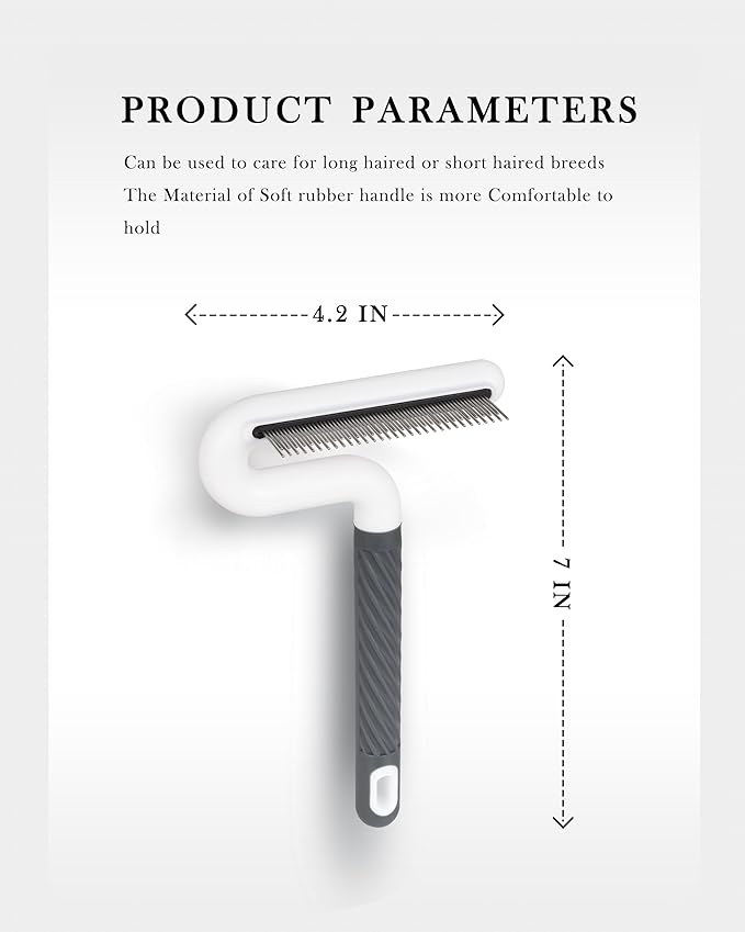 Flea Comb, TailGurus Effective Flea Comb for Cats & Dogs-Shedding Brush for All Pets-Long Hair Friendly-Durable-Versatile & Safe-Durable, Safe & Versatile-Portable,Pet-Friendly(TG2038)(Lime)-PurrikoPets