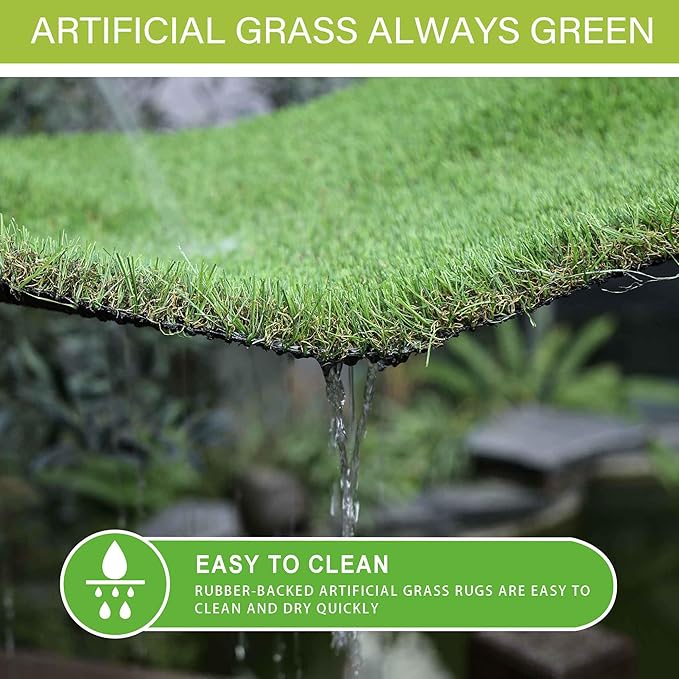 Dog Pee Grass, Artificial Grass for Dogs, Fake Grass for Dogs Potty Training, Extra Large Dog Pads 5x8ft , Housebreaking Supplies, Indoor Outdoor Turf Grass, Washable Reusable-PurrikoPets