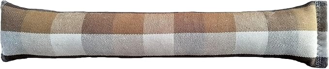 15" Catnip Cat Kicker Toys/Kitty Kick Sticks/Cat-Nip Kick Sticks (Tan and Brown Plaid) (Kickers Filled with 1 oz Premium Canadian Catnip)-PurrikoPets