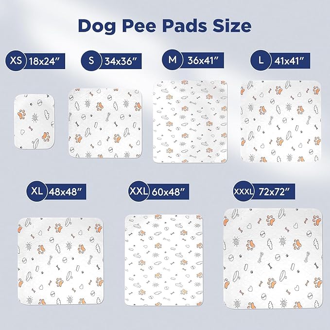 FURTIME Washable Pee Pads for Dogs, 2 Pack Large 41''x41'' Super Absorbent Reusable Dog Training Pads, 100% Waterproof Non-Slip Whelping Playpen Crate Mat Bed Products Gray (Gray Puppy Pads-41x41)-PurrikoPets