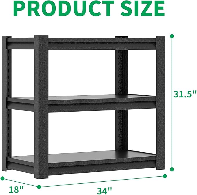 Fish Tank Stand,3-tier Rack Shelf Heavy Duty Metal Frame Aquarium Stand 20 Gallon,Reptile Terrarium Stand for 30 Gallon Long Aquarium,Reptile Tank Stand,Breeder Tank Stand,31.5"*18"*34"-PurrikoPets