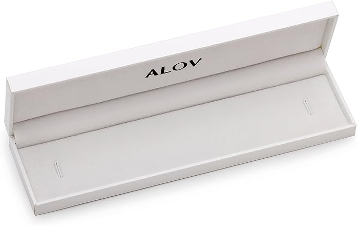 ALOV Jewelry Sterling Silver "I Love You To The Moon and Back" Love Heart Cubic Zirconia Pendant Necklace