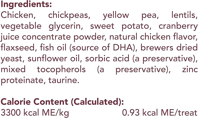 Get Naked Urinary Cat Health Treats with Cranberry & Real Chicken 6oz | Crunchy, Grain-Free, Natural Urinary Tract & Dental Care | Supports UT Support & Fresh Breath | Made in The USA-PurrikoPets