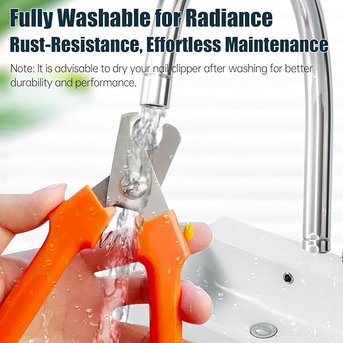 Dog Nail Trimmers 767C - Professional Dog Nail Clippers for Large and Small Dogs, Easy-to-Use Pet Nail Trimmers for Safe and Precise Grooming, Durable Claw Clippers for Paws Care-PurrikoPets