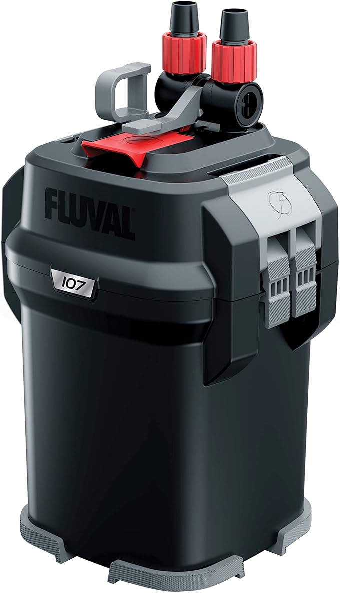 Fluval 107 Perfomance Canister Filter - for Aquariums Up to 30 Gallons - Aquarium Canister Filter-PurrikoPets