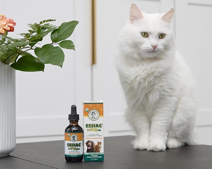 Essiac for Pets | USDA Organic | Daily Drops for Immune Support and Longevity | Pre-Measured Dropper | Alcohol Free Concentrated Formula | 2oz (59ml)-PurrikoPets