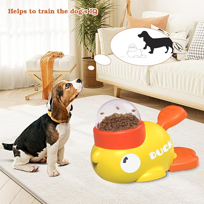 Dog Interactive Treat Dispenser Toy, Food Puzzle Slow Feeder-PurrikoPets