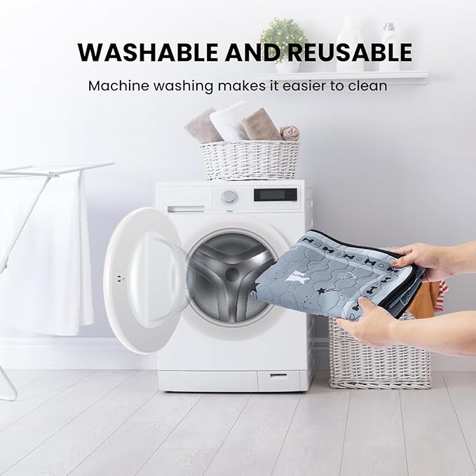 Gardner Pet Washable Dog Pee Pads, 36'' x 36'' Non Slip Dog Mats with Great Urine Absorption, Reusable Puppy Pee Pads for Potty Training, 2 Pack-PurrikoPets