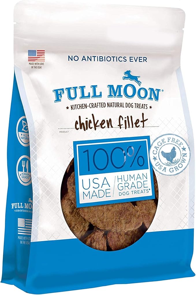 Full Moon Chicken Fillet Healthy All Natural Dog Treats Human Grade Made in USA 48 oz-PurrikoPets