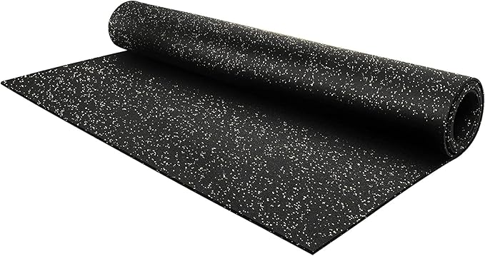 Flooring Inc's 1/4" Thick Tough Rubber Flooring Roll | Flexible Recycled Rubber Floor Mats for Home Gym | Heavy Duty Rubber Mat for Home Gyms, Sheds, Horse Stall Mat or Trailer-PurrikoPets