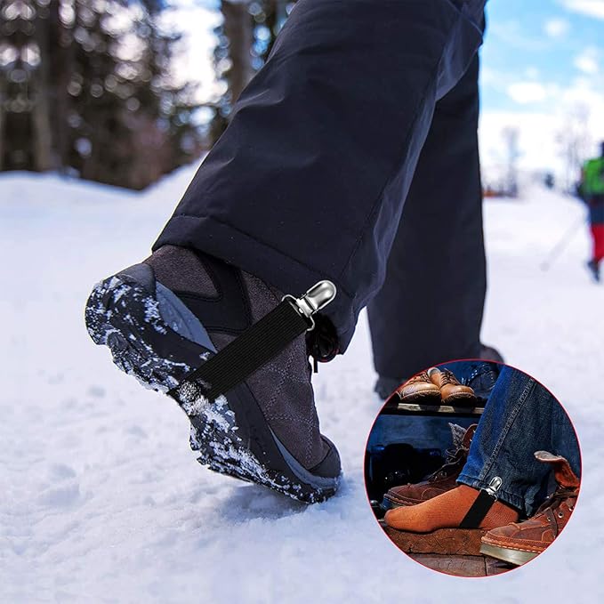 Adjustable Boot Straps Pant Stirrups Clips Boot Clips-PurrikoPets