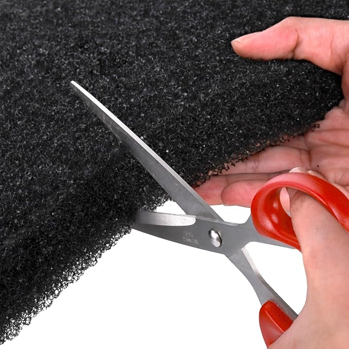 2 Pack Aquarium Sponge Filter Pad, Bio Filter Media Pad, 19.6" x 19.6"x 1.6" Cut-to-Size Open Cell Foam Sheet Replacement Foam Cover for Fish Tank Filter, 30 PPI-PurrikoPets