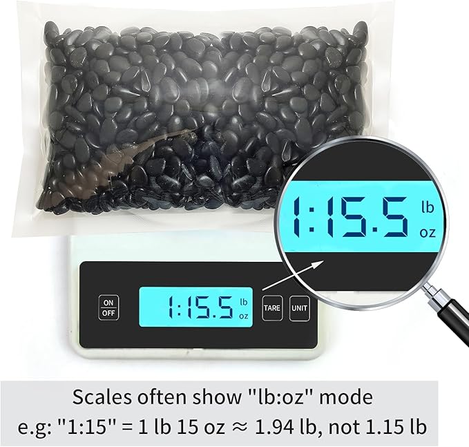 2 lbs Black Pebbles for Indoor Plants, 3/8 inch Decorative Rocks, Black River Rocks for Succulent Potted Plant, Vase, Aquarium, Landscaping and Outdoor Garden Rocks-PurrikoPets