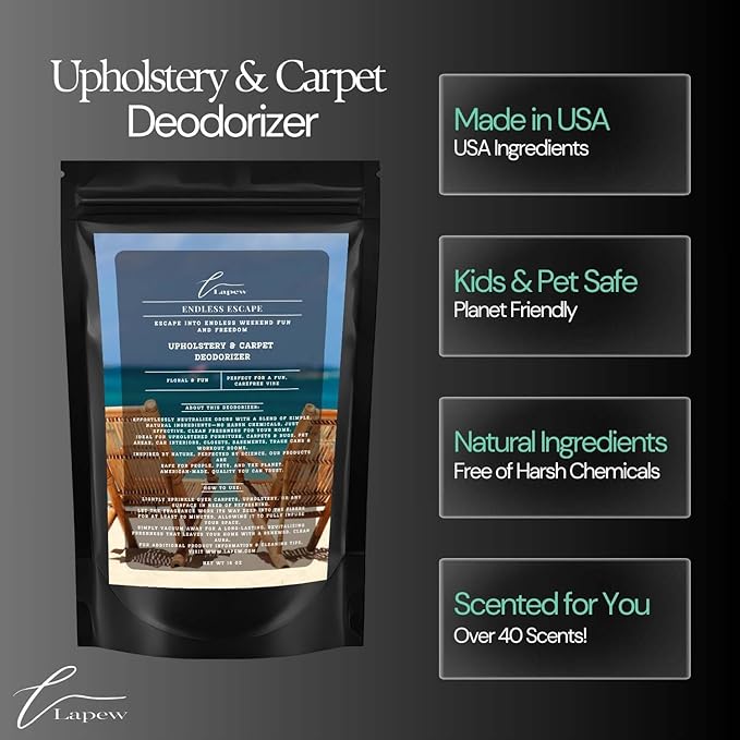 Endless Escape Carpet Freshener Powder 16 oz | Powerful Odor Eliminator for Home | Upholstery Deodorizer | Carpet Deodorizer | Pet Urine | Cat Litter Box | Endless Escape Fragrance.-PurrikoPets