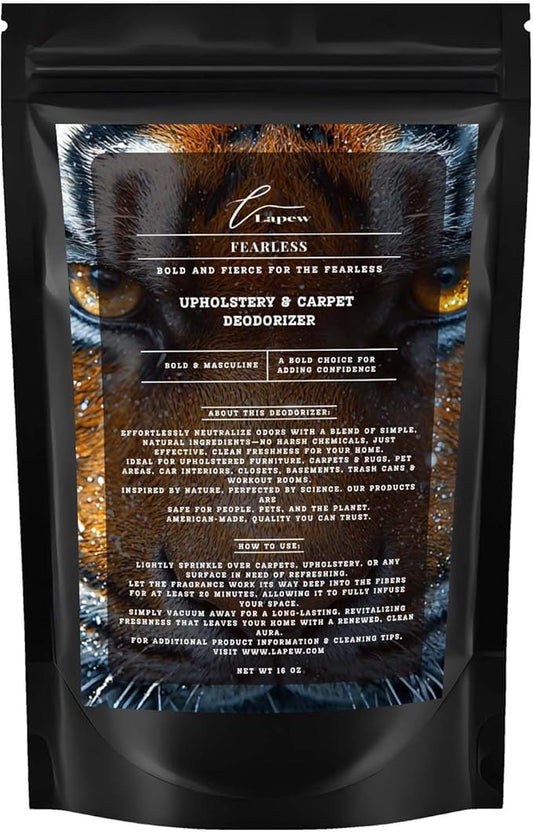 Fearless Carpet Freshener Powder: Powerful Odor Eliminator for Home, Upholstery Deodorizer, Carpet Deodorizer, Pet Urine, Cat Litter Box - Fearless Fragrance-PurrikoPets