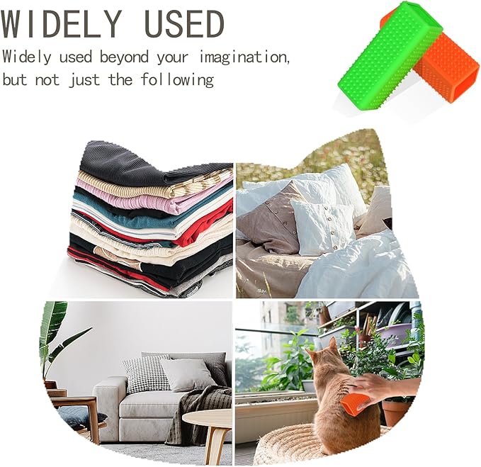 2pcs Pet Hair Remover, Car Carpet Cleaner for Dog & Cat Hair, Interior, Furniture, Sofa-PurrikoPets