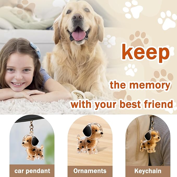 1PC Pet Hair Removal Glove,Electrostatic Gloves Pet Hair,Reusable Cat & Dog Hair Remover for Couch,Furniture,Carpet,Curtain,Carpet Car Seat,Pet Memorial Gifts for Dogs,dog hair collector keychain-PurrikoPets