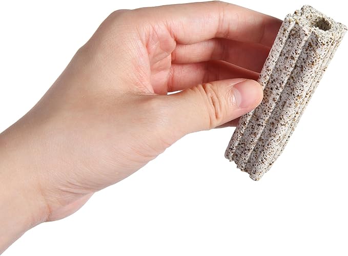 ALEGI Ceramic Bio Filter Media, Porous Media Filter Media for Sump Tank, Pond, Aquarium Fish Tank (Small 108 pcs)-PurrikoPets