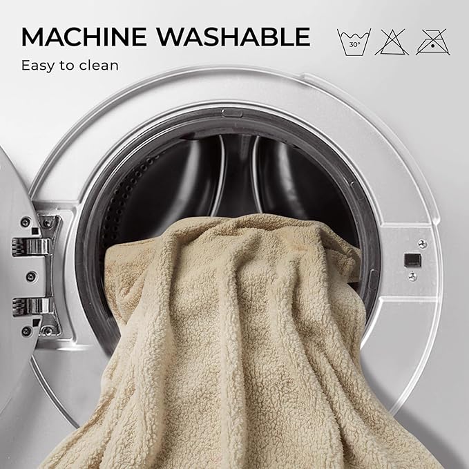 1 Pack 3 Calming Blankets Fluffy Premium Fleece Pet Blanket Soft Sherpa Throw for Dog Puppy Cat Beige Large (41" x31'')-PurrikoPets