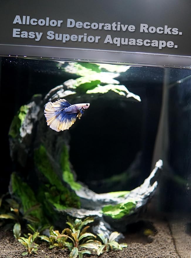 Fish Tank Decor Rocks.Aquarium Decoration Model.Easy Superior Aquascape (Moon Valley)-PurrikoPets