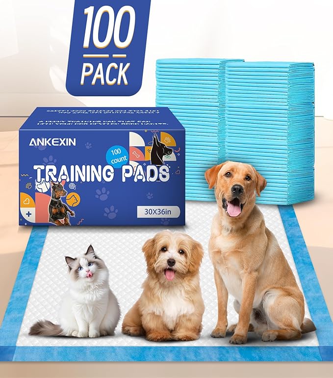 100 Counts XL Puppy Pee Pads 30x36 Inch | Super Absorbent Leak-Proof Dog Training Pads with Odor Control | Quick-Dry Potty Pads for Dogs & Cats-PurrikoPets