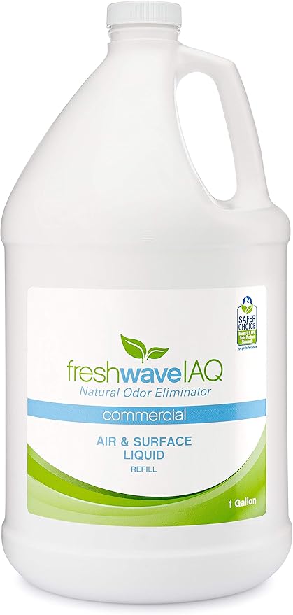 Fresh Wave IAQ Commercial Odor Eliminating Air & Surface Liquid, 1 Gallon | Safer Odor Relief | Natural Plant-Based Odor Eliminator | Odor Absorber for Home or Commercial Areas-PurrikoPets