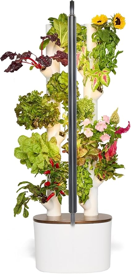 Gardyn Studio Hydroponics Growing System Kit & Vertical Indoor Garden Planter | Smart Herb Garden | Includes 16 Non-GMO Indoor Plants, Herbs, Vegetables & LED Grow Light for Your Home Gardening System-PurrikoPets