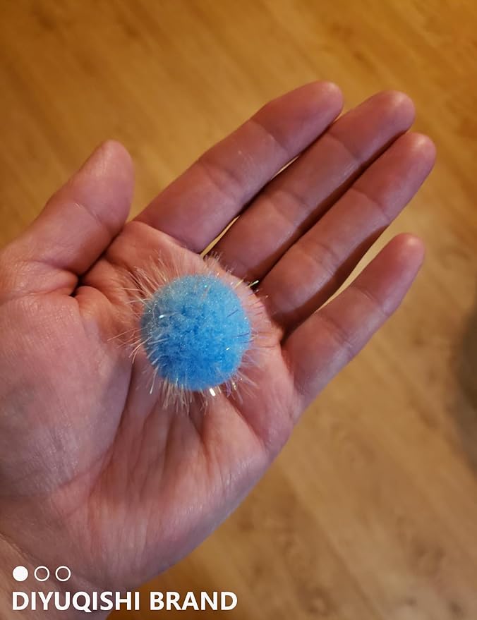 100-Pack Cat Toy Balls – Soft Fuzzy Toys for All Cats to Play and Exercise Indoors (1.5 inch, Cat Toys Pro Collection)-PurrikoPets