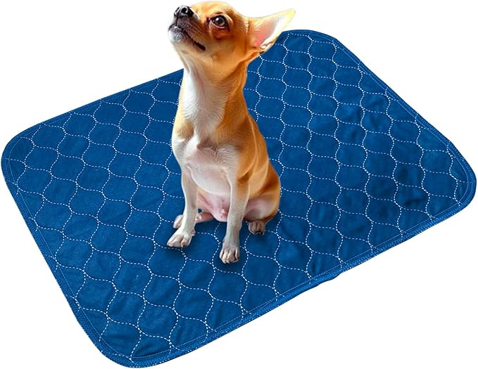 2Pack Washable Pee Pads for Dogs 18”x24”, Quick Dry Puppy Pads, Waterproof, Non Slip, Premium Reusable Dog Training Pads-PurrikoPets