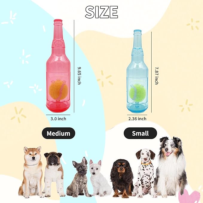 Dog Squeaky Floating Toy for Small Medium Large Dogs Training Fetch Indestructible Dog Chew Toys Indoor Pool Beach Outdoor Pet Supplies Blue S-PurrikoPets