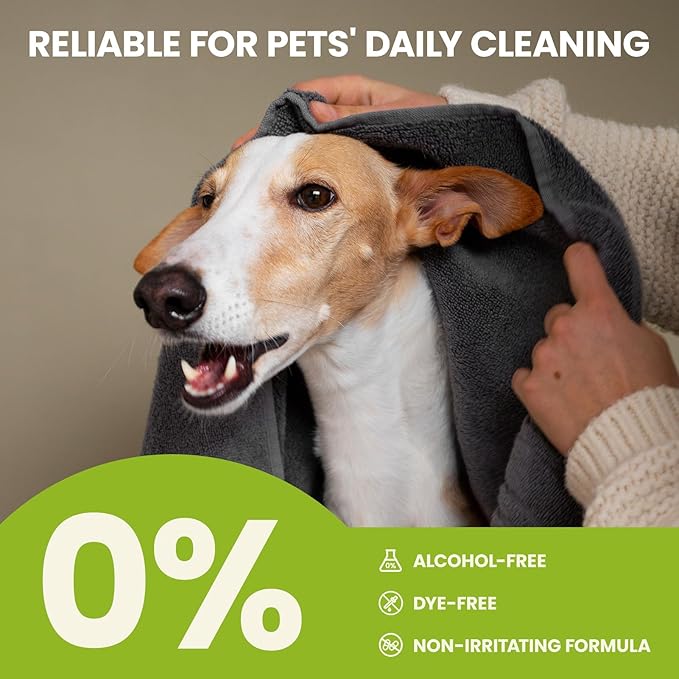 Dog Ear Finger Wipes for Dogs & Cats, 150 Count-PurrikoPets