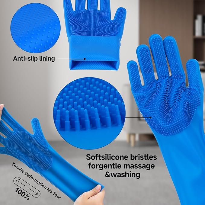 3-in-1 Pet Steam Brush Set for Dogs & Cats, Grooming Comb with Spray, Defur Tool, Water-Free Shampoo, Bath Gloves,Bath Brush, Tooth & Ear Brush, Towel (11PCS)-PurrikoPets